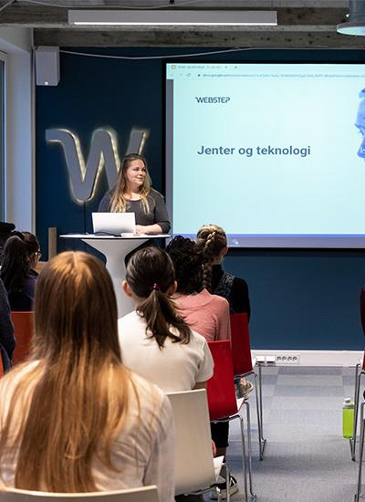 Portrait of Kristina Brend. Photo: Webstep