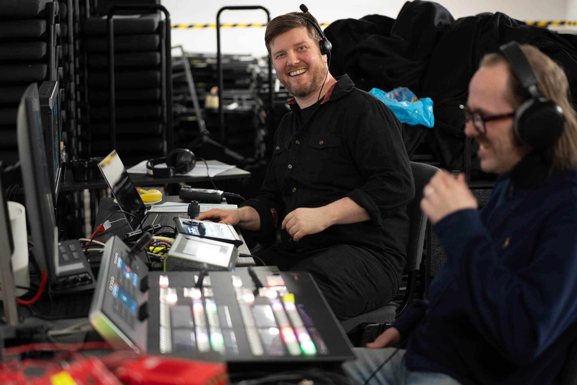 Sound control at NTNU Energy Transition Week 2026. Photo