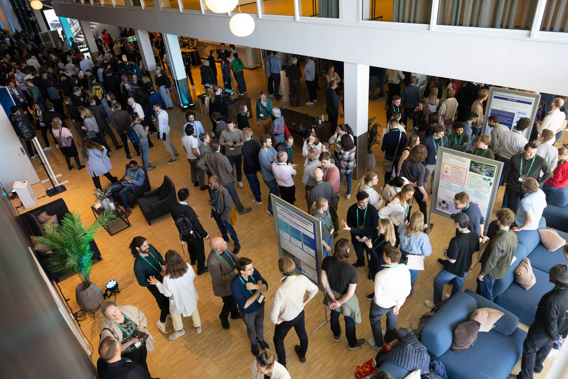 Poster presentations at NTNU Energy Transition Week 2026. Photo
