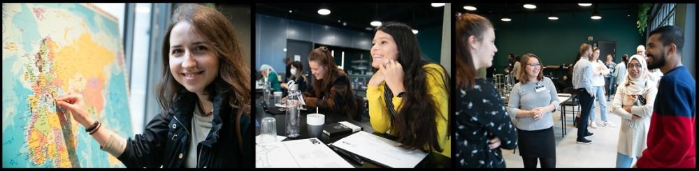 Photo collage from IDUN event