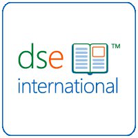 Logo DSE International, leads to DSE's web page