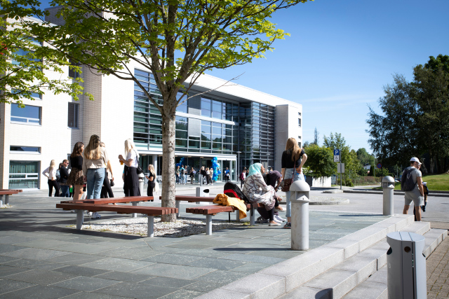 Photo of Campus in Ålesund a sunny day