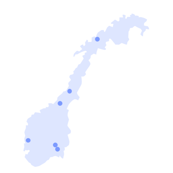 Map Norway