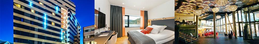 photos from: facade, double room and lobby at Clarion the Edge Tromsoe