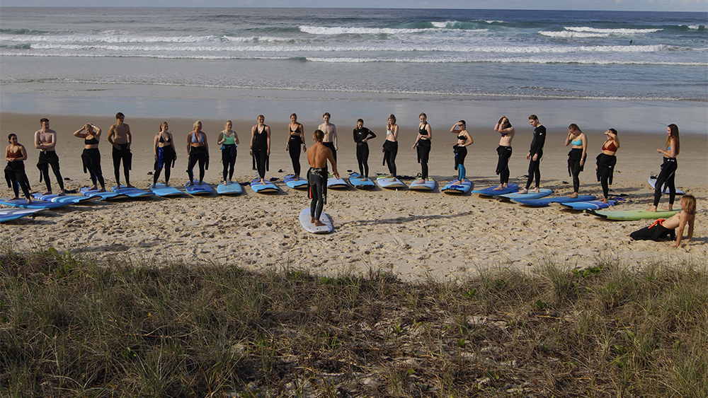 Surfing in Australia. Photo