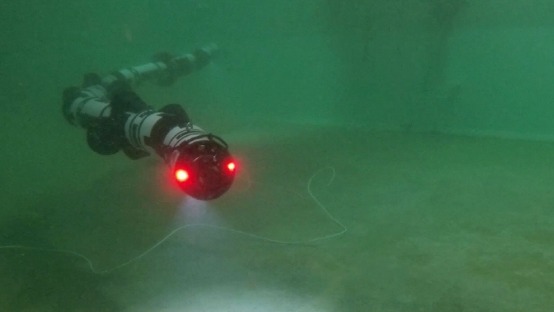 Robot under water