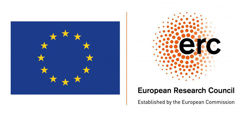 The EU logo and the ERC Grants logo combined