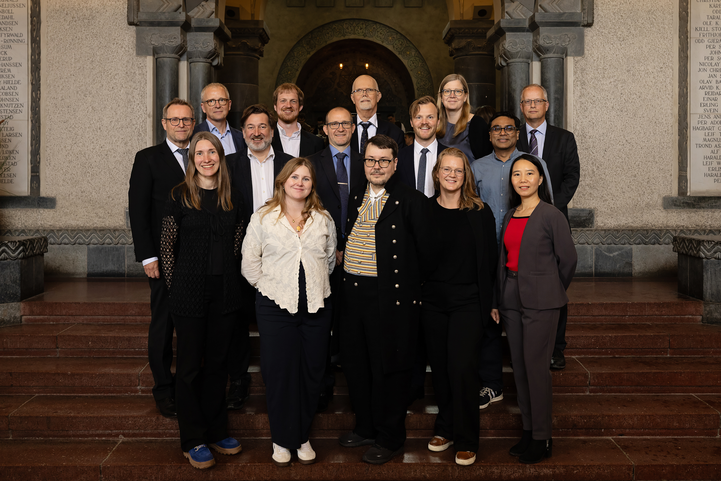 Group photo of employees. Photo