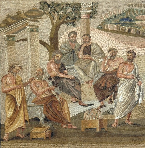 The Philosopher Mosaic. Photo. 